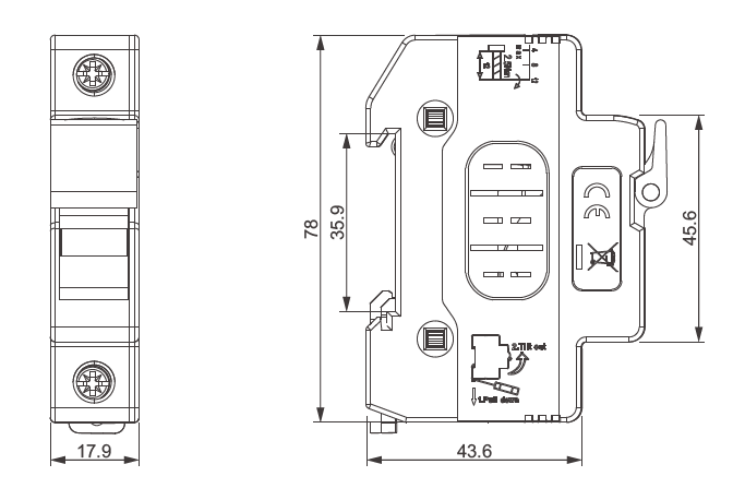 Tama&ntilde;o CAF1-10(X)PV